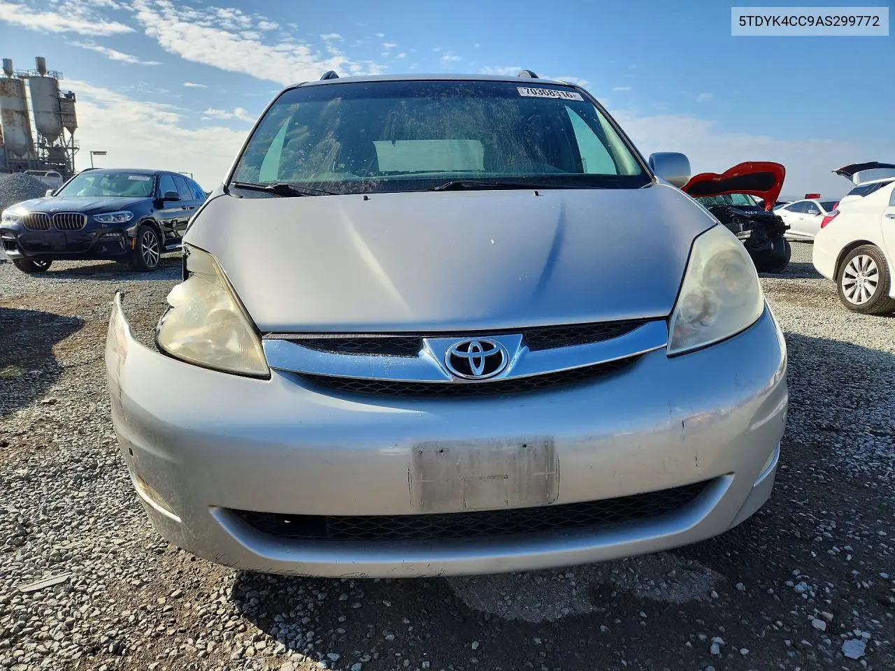 2010 TOYOTA SIENNA VIN 5TDYK4CC9AS299772 — фото 5