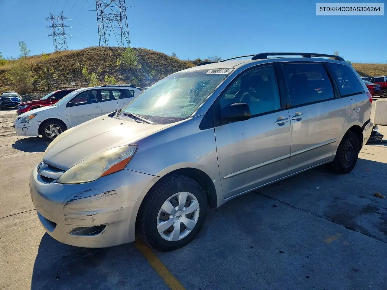 TOYOTA SIENNA 2010, VIN 5TDKK4CC8AS306264