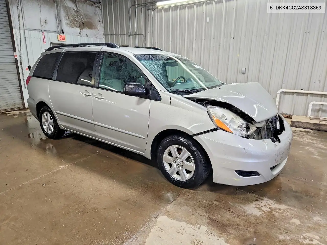 2010 TOYOTA SIENNA VIN 5TDKK4CC2AS313369 — фото 4