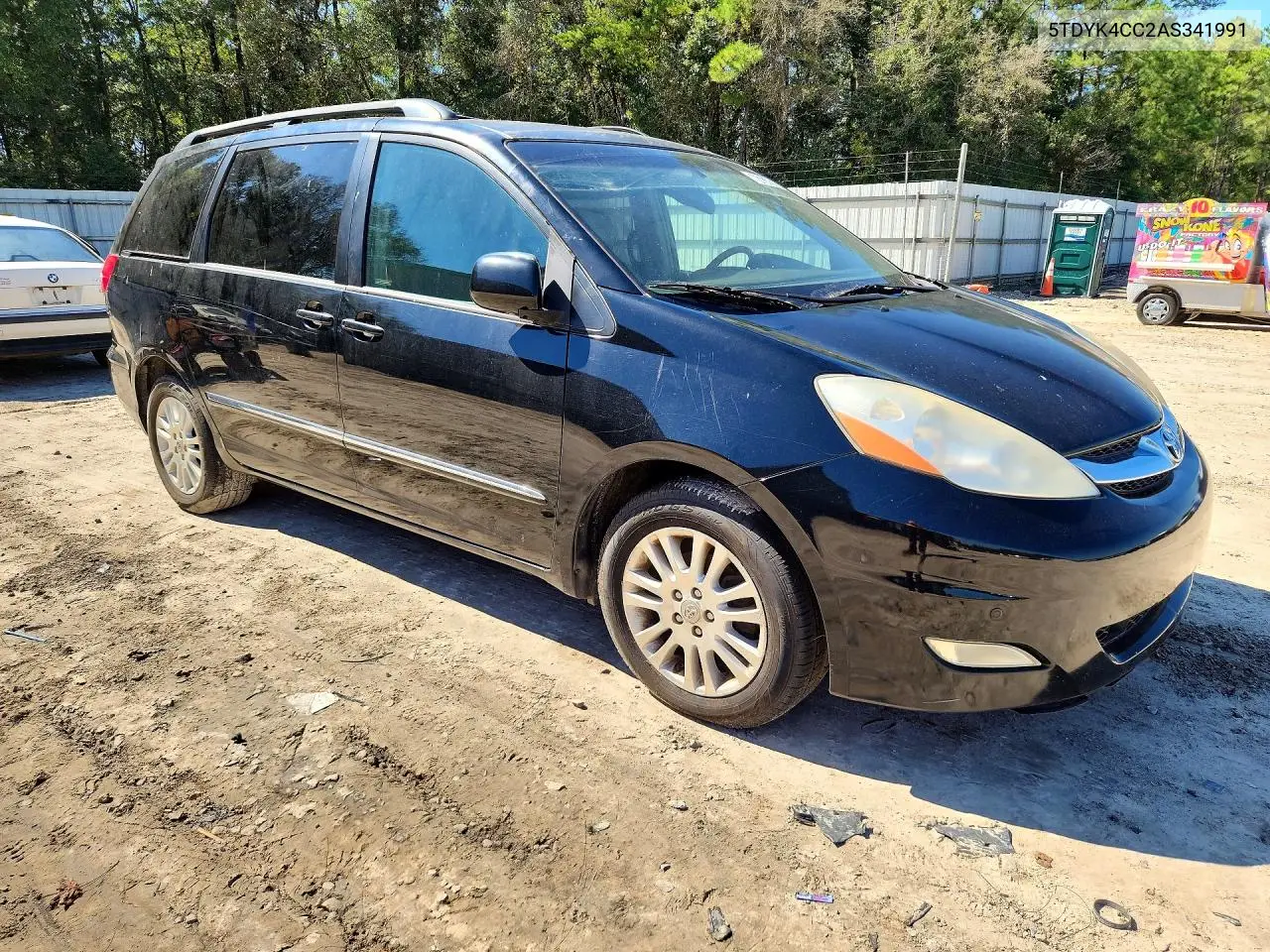 2010 TOYOTA SIENNA VIN 5TDYK4CC2AS341991 — фото 4