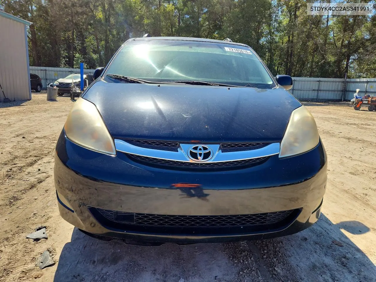 2010 TOYOTA SIENNA VIN 5TDYK4CC2AS341991 — фото 5