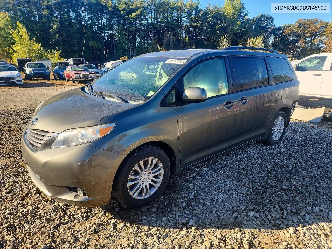 TOYOTA SIENNA 2011, VIN 5TDYK3DC9BS145900