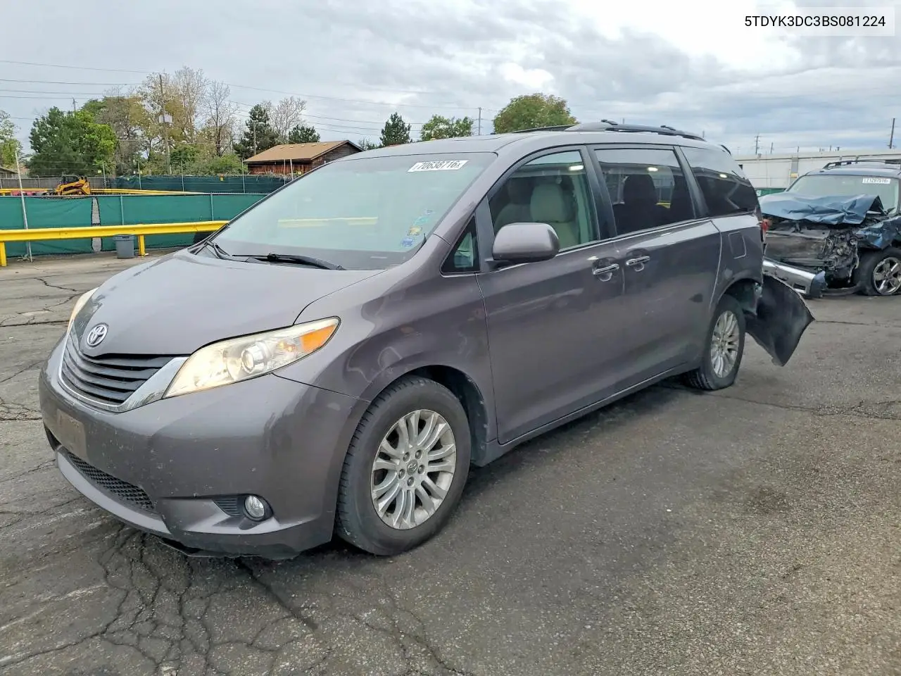 TOYOTA SIENNA 2011, VIN 5TDYK3DC3BS081224