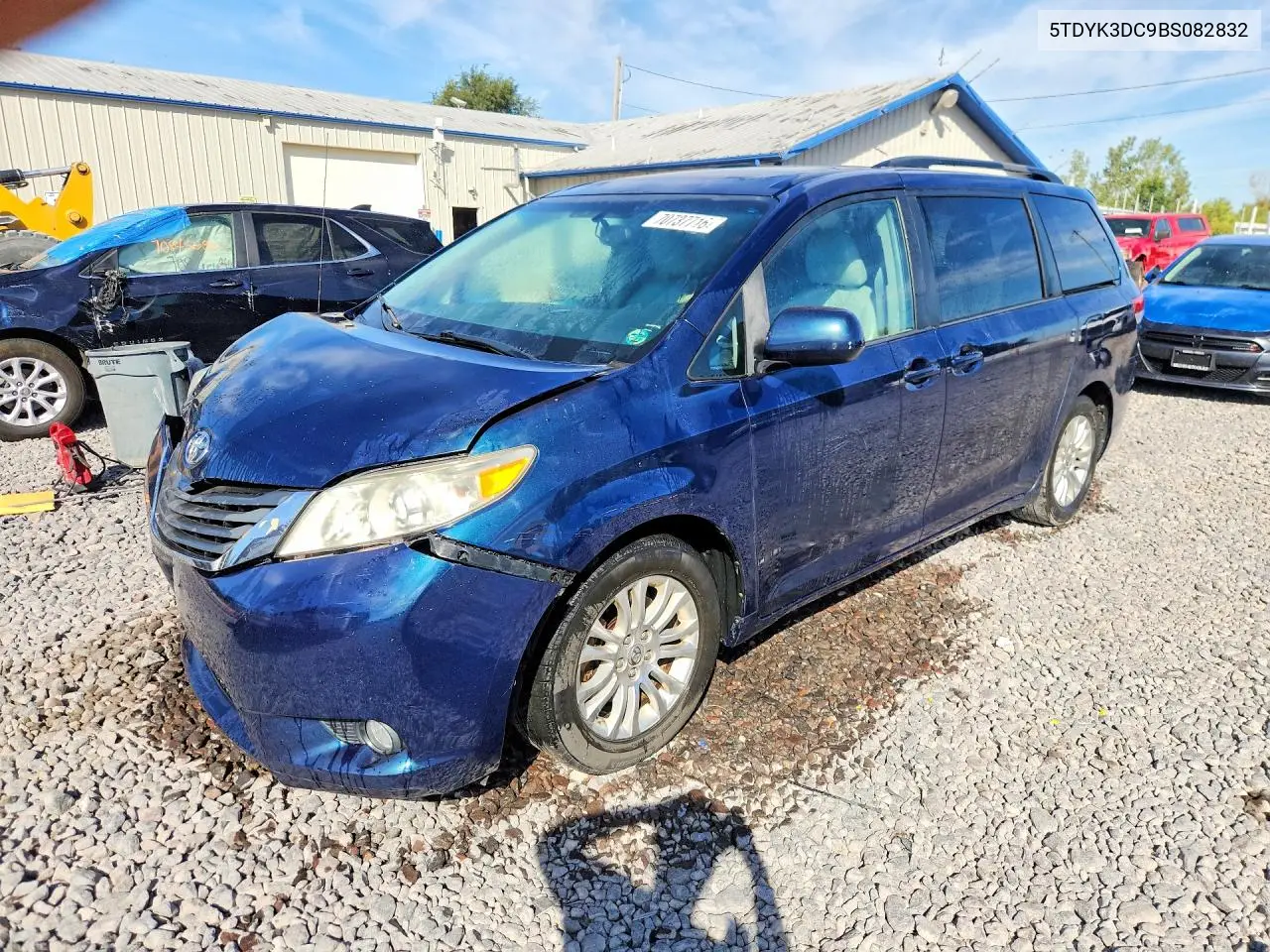 TOYOTA SIENNA 2011, VIN 5TDYK3DC9BS082832