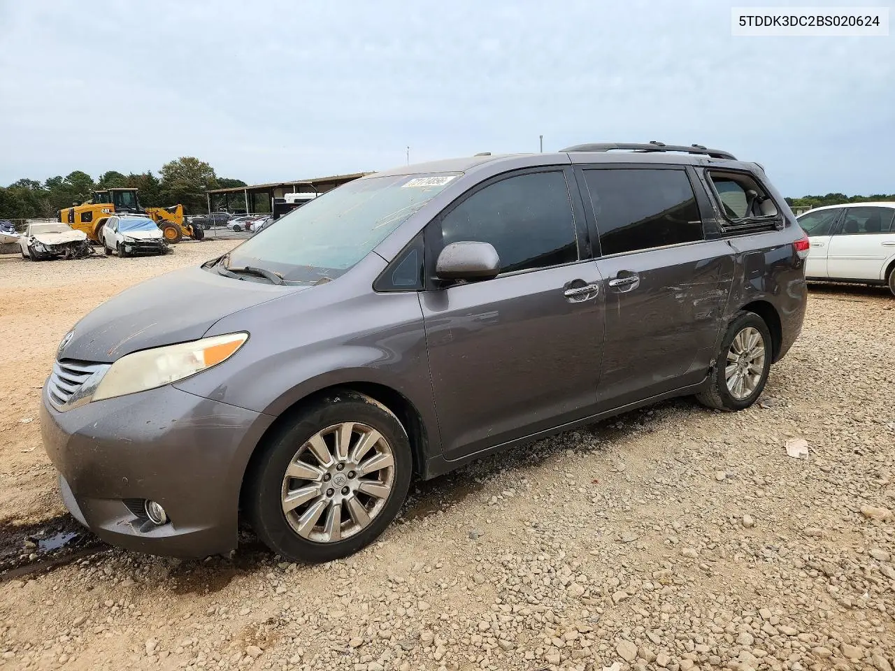 TOYOTA SIENNA 2011, VIN 5TDDK3DC2BS020624