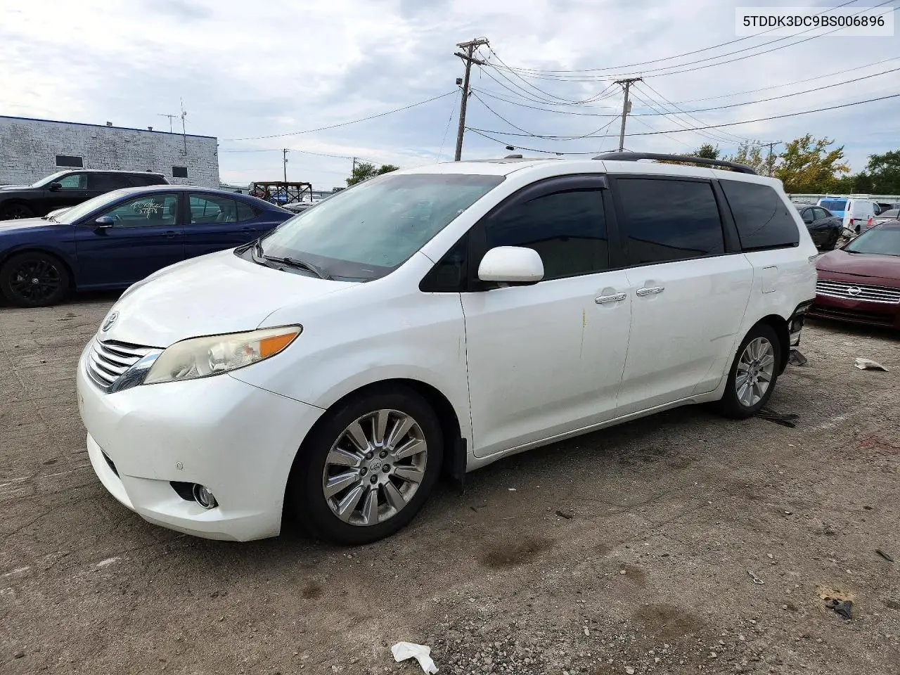 TOYOTA SIENNA 2011, VIN 5TDDK3DC9BS006896