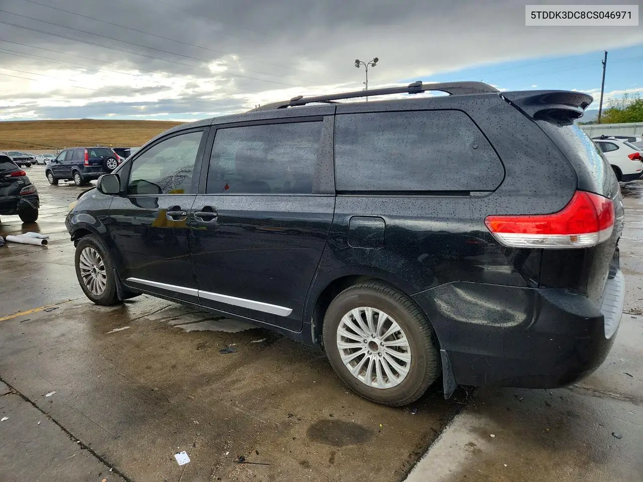 2012 TOYOTA SIENNA VIN 5TDDK3DC8CS046971 — фото 2