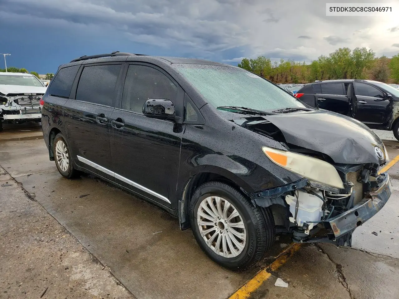 2012 TOYOTA SIENNA VIN 5TDDK3DC8CS046971 — фото 4