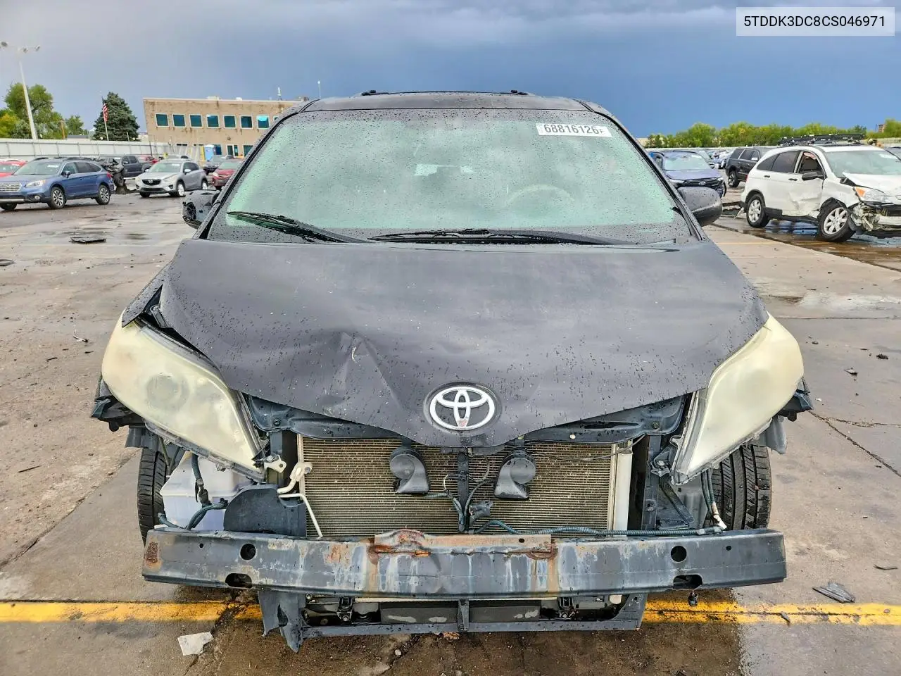 2012 TOYOTA SIENNA VIN 5TDDK3DC8CS046971 — фото 5