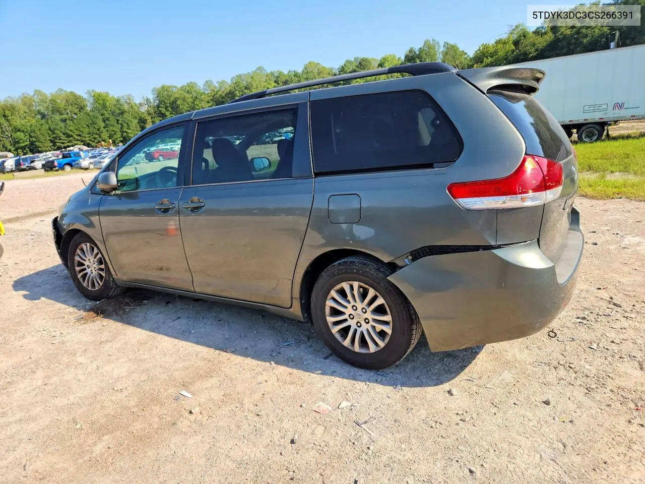 2012 TOYOTA SIENNA VIN 5TDYK3DC3CS266391 — фото 2