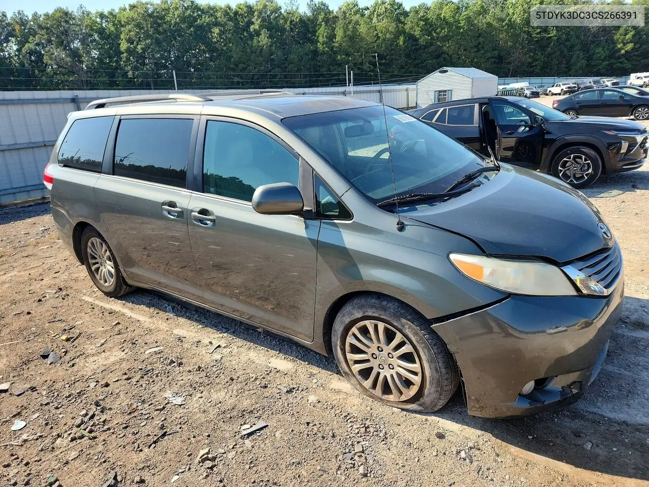 2012 TOYOTA SIENNA VIN 5TDYK3DC3CS266391 — фото 4