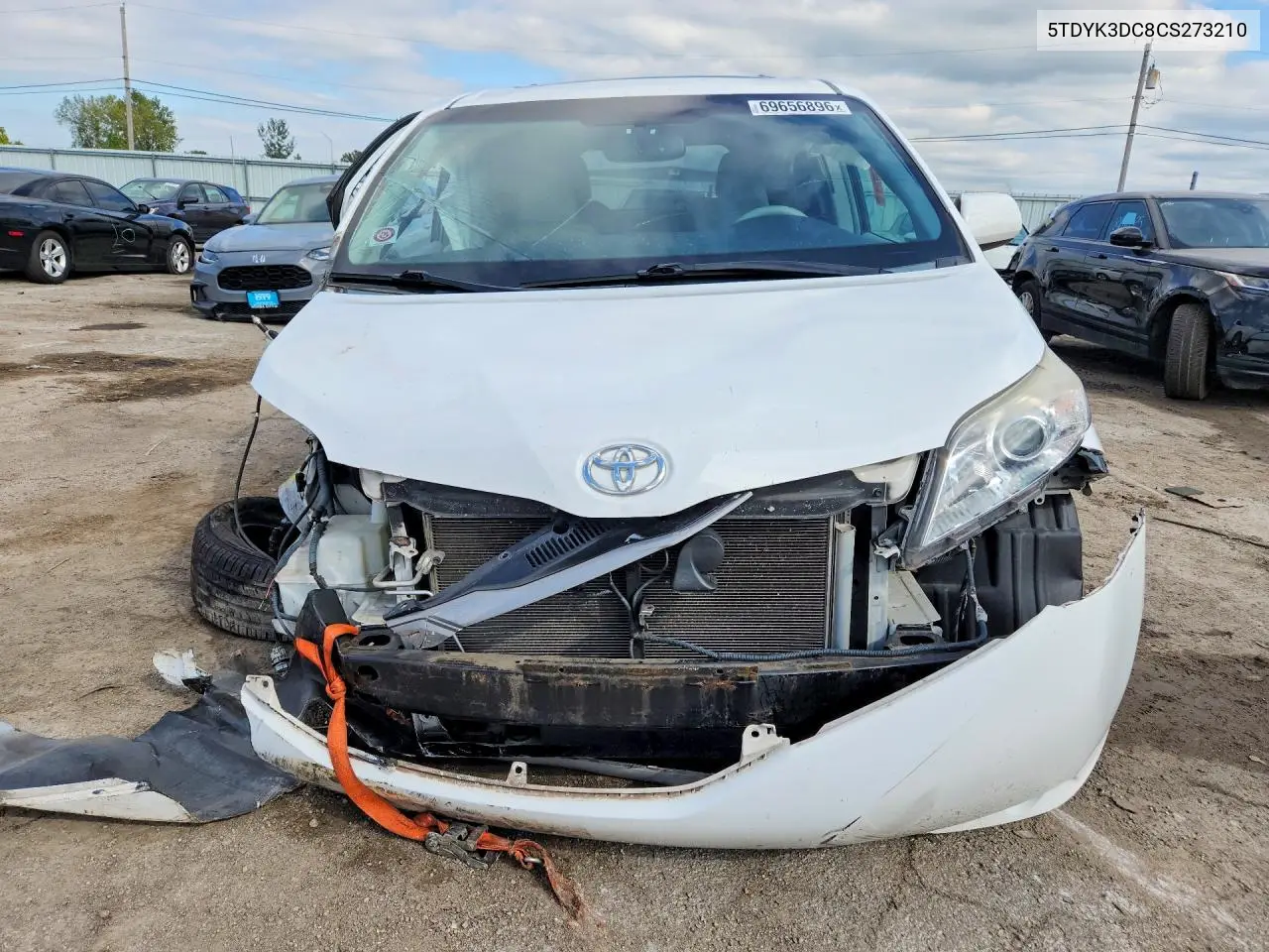 2012 TOYOTA SIENNA VIN 5TDYK3DC8CS273210 — фото 5