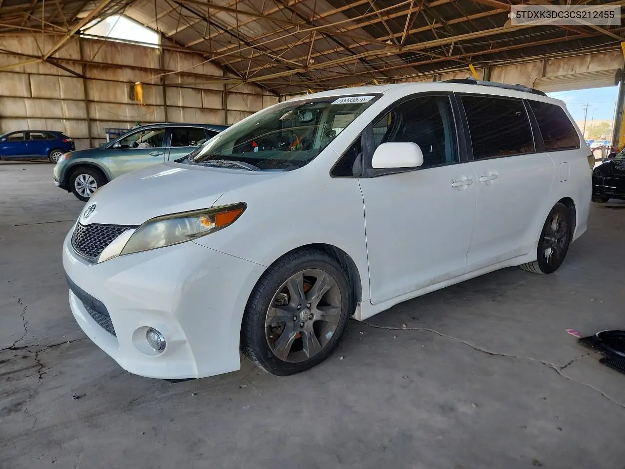 TOYOTA SIENNA 2012, VIN 5TDXK3DC3CS212455