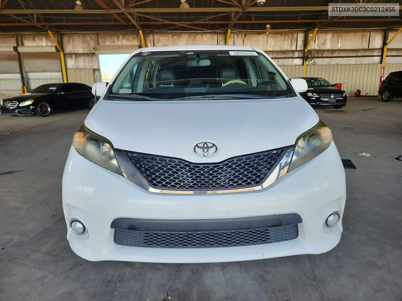 2012 TOYOTA SIENNA VIN 5TDXK3DC3CS212455 — фото 5