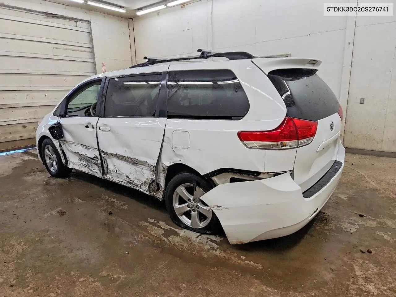 2012 TOYOTA SIENNA VIN 5TDKK3DC2CS276741 — фото 2
