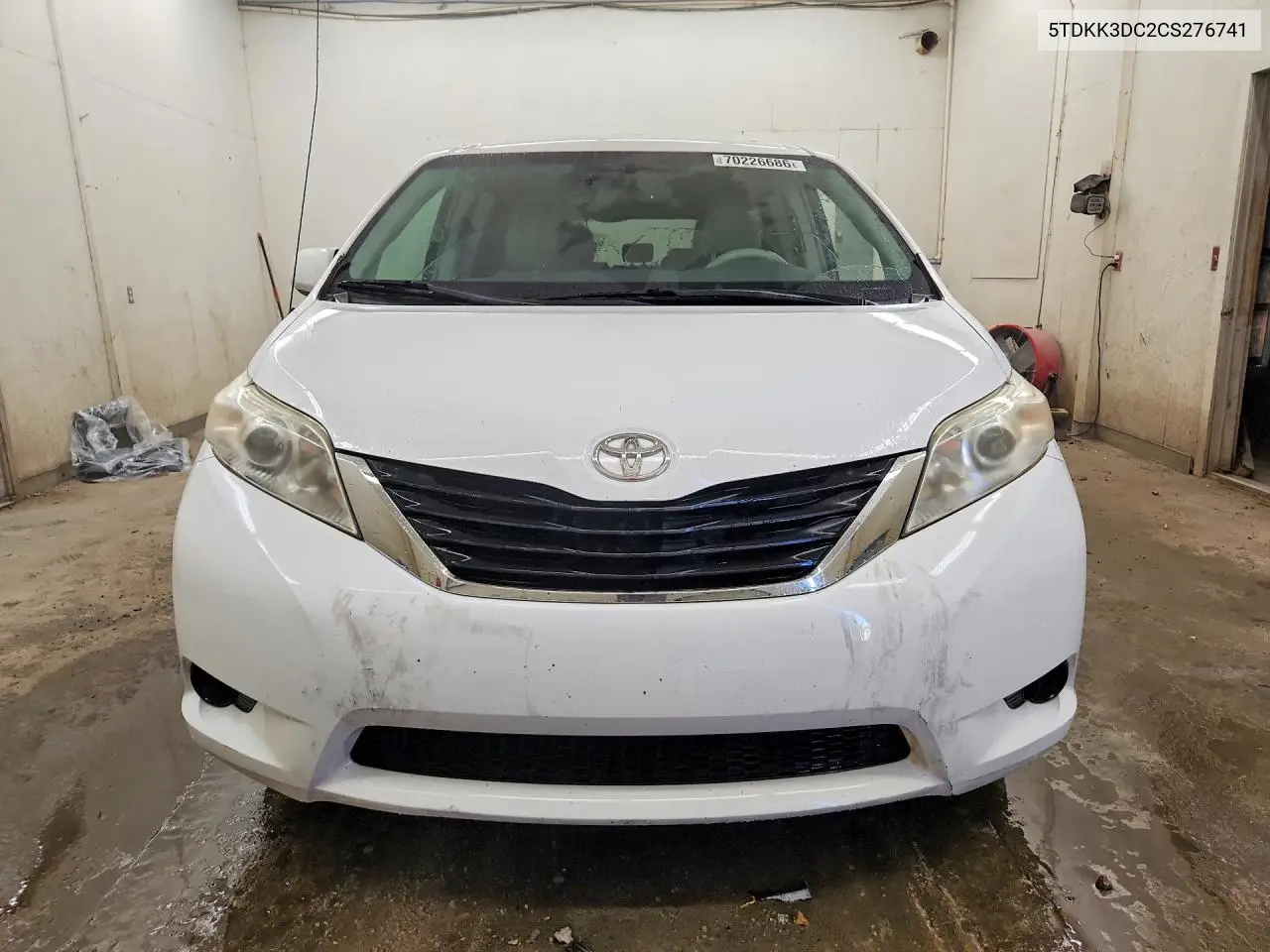 2012 TOYOTA SIENNA VIN 5TDKK3DC2CS276741 — фото 5