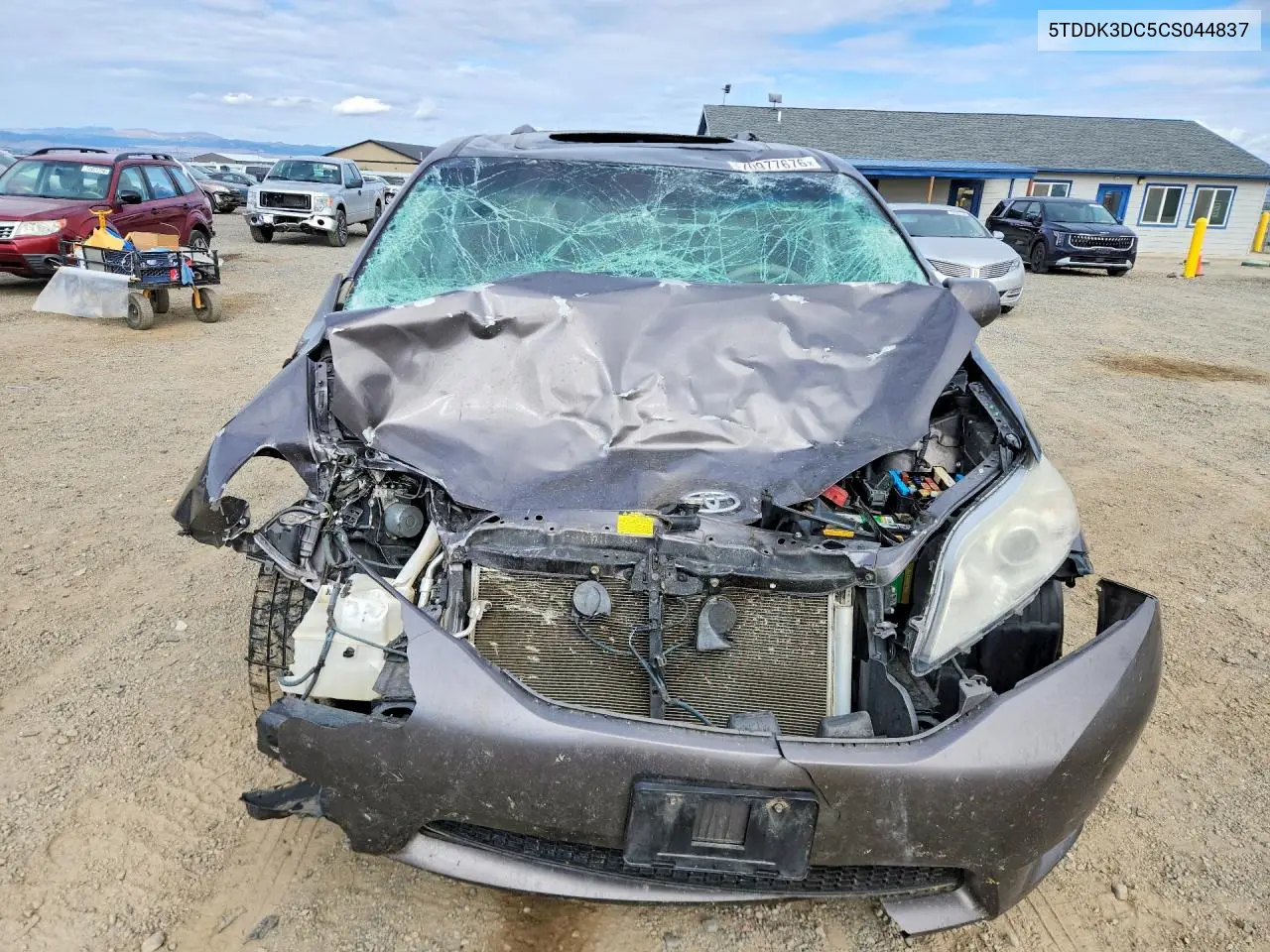 2012 TOYOTA SIENNA VIN 5TDDK3DC5CS044837 — фото 5