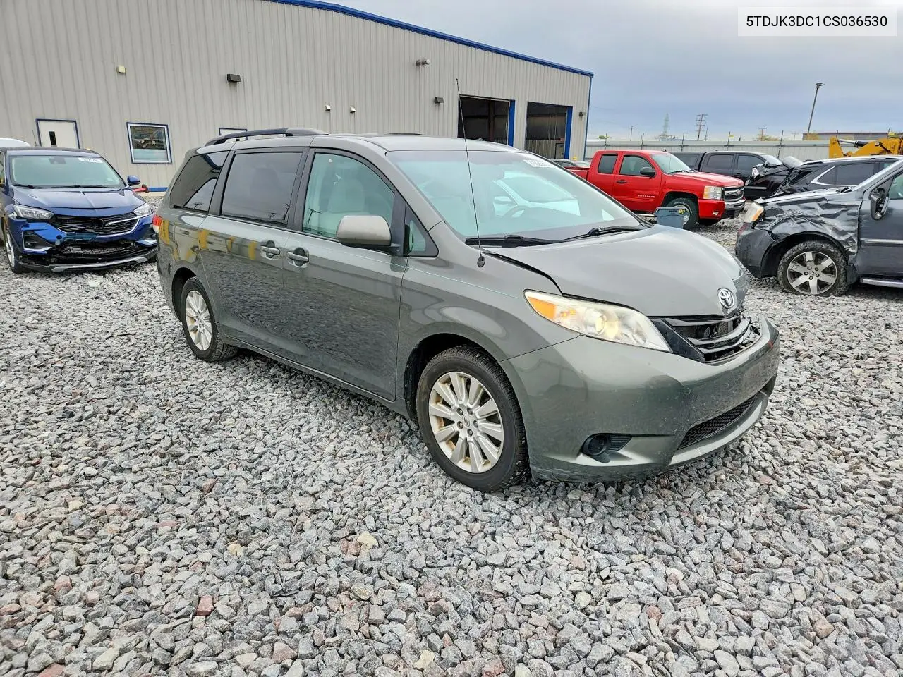2012 TOYOTA SIENNA VIN 5TDJK3DC1CS036530 — фото 4