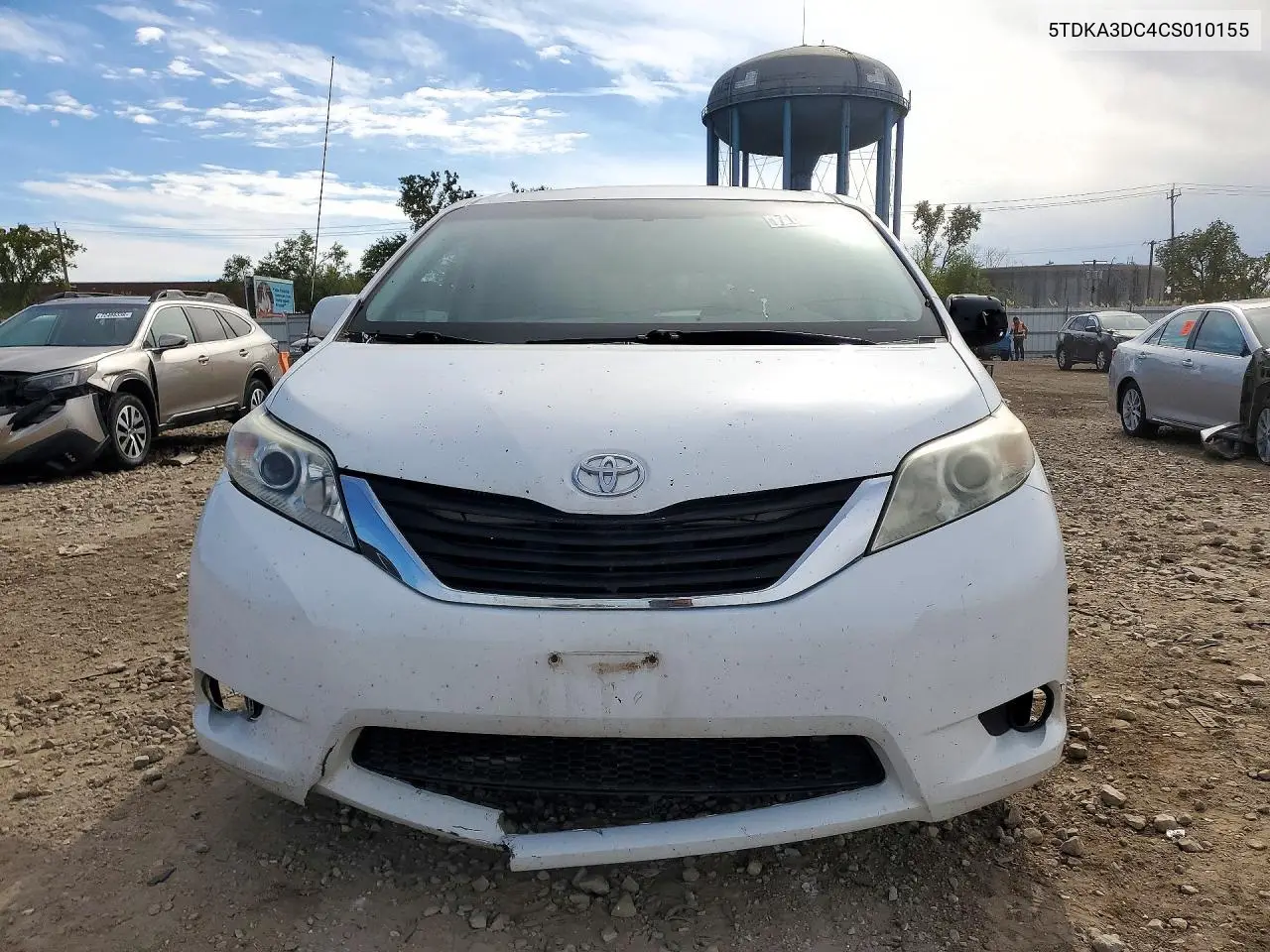 2012 TOYOTA SIENNA VIN 5TDKA3DC4CS010155 — фото 5