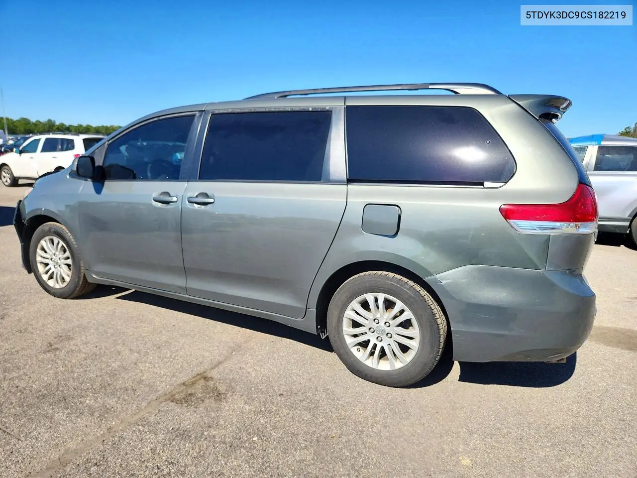 2012 TOYOTA SIENNA VIN 5TDYK3DC9CS182219 — фото 2