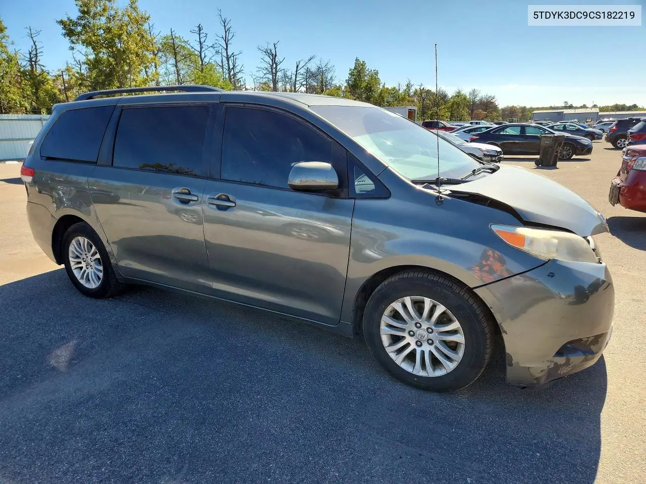 2012 TOYOTA SIENNA VIN 5TDYK3DC9CS182219 — фото 4