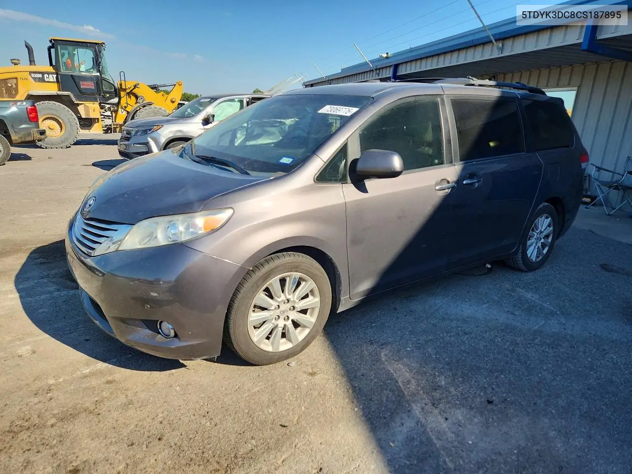 TOYOTA SIENNA 2012, VIN 5TDYK3DC8CS187895