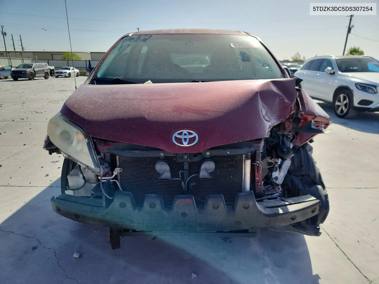 2013 TOYOTA SIENNA VIN 5TDZK3DC5DS307254 — фото 5
