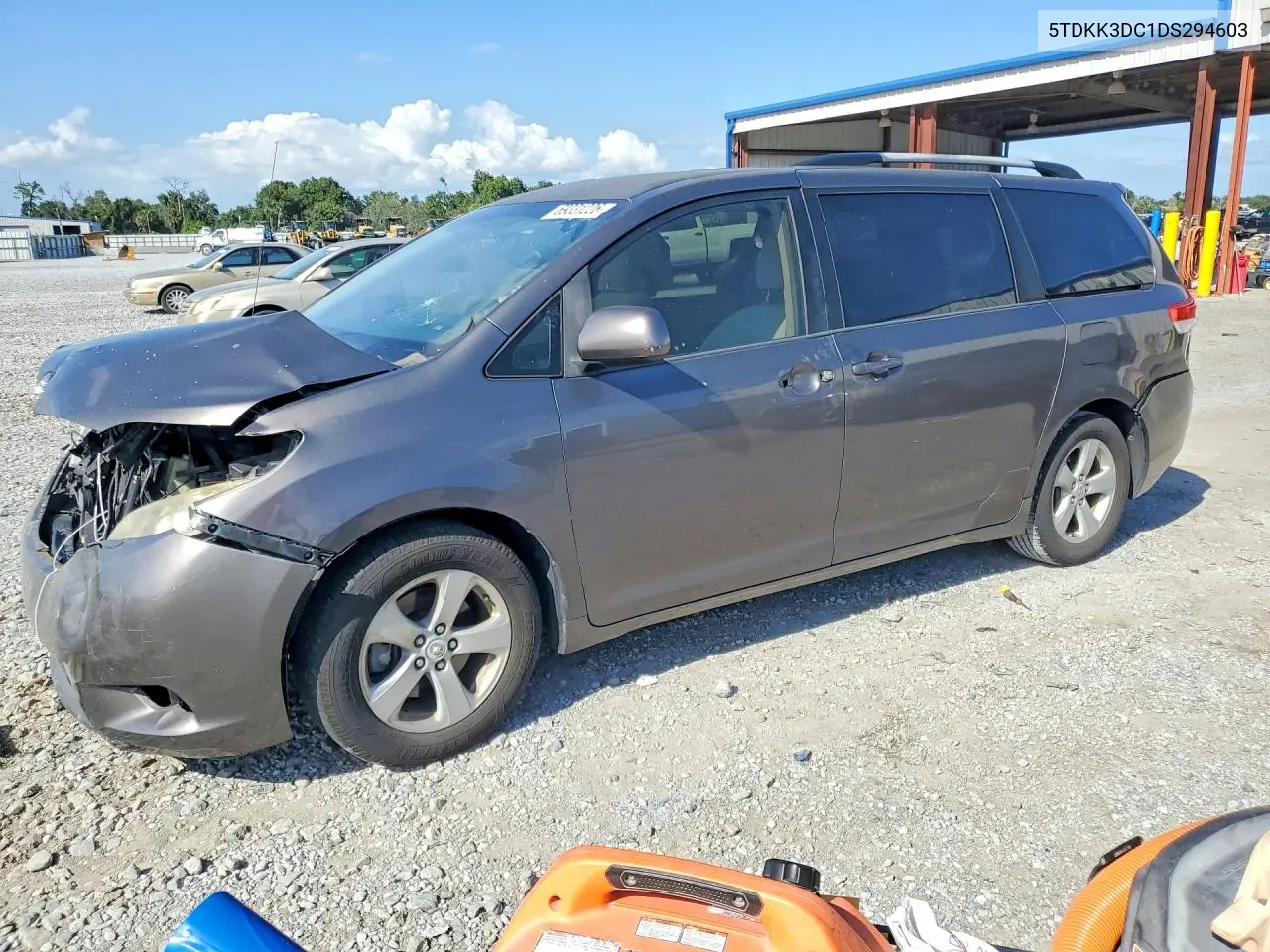TOYOTA SIENNA 2013, VIN 5TDKK3DC1DS294603