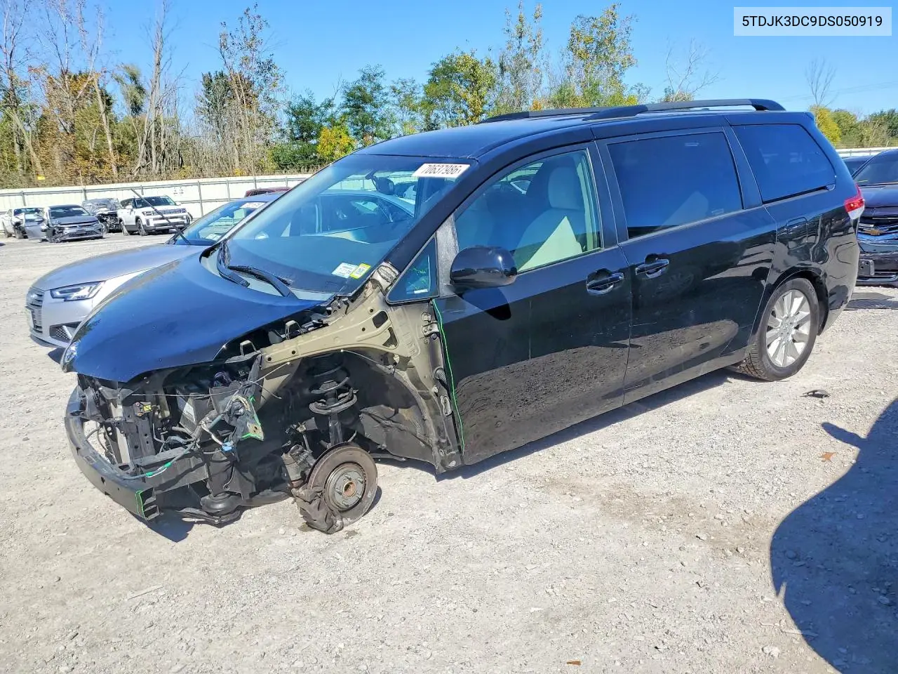TOYOTA SIENNA 2013, VIN 5TDJK3DC9DS050919