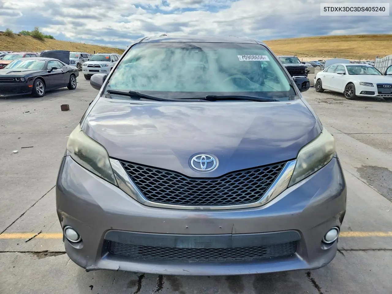 2013 TOYOTA SIENNA VIN 5TDXK3DC3DS405240 — фото 5