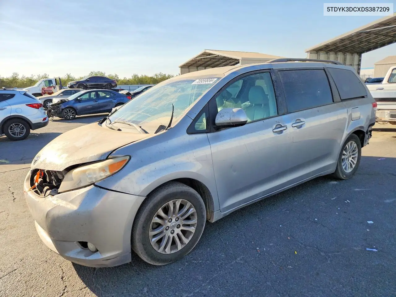 TOYOTA SIENNA 2013, VIN 5TDYK3DCXDS387209