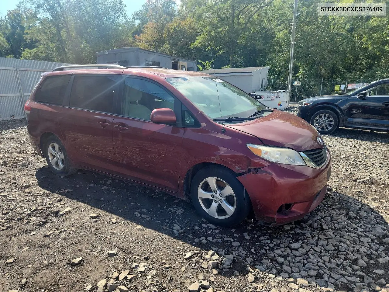 2013 TOYOTA SIENNA VIN 5TDKK3DCXDS376409 — фото 4