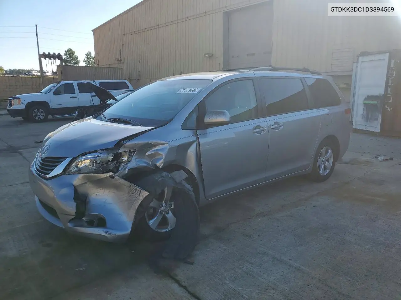 TOYOTA SIENNA 2013, VIN 5TDKK3DC1DS394569