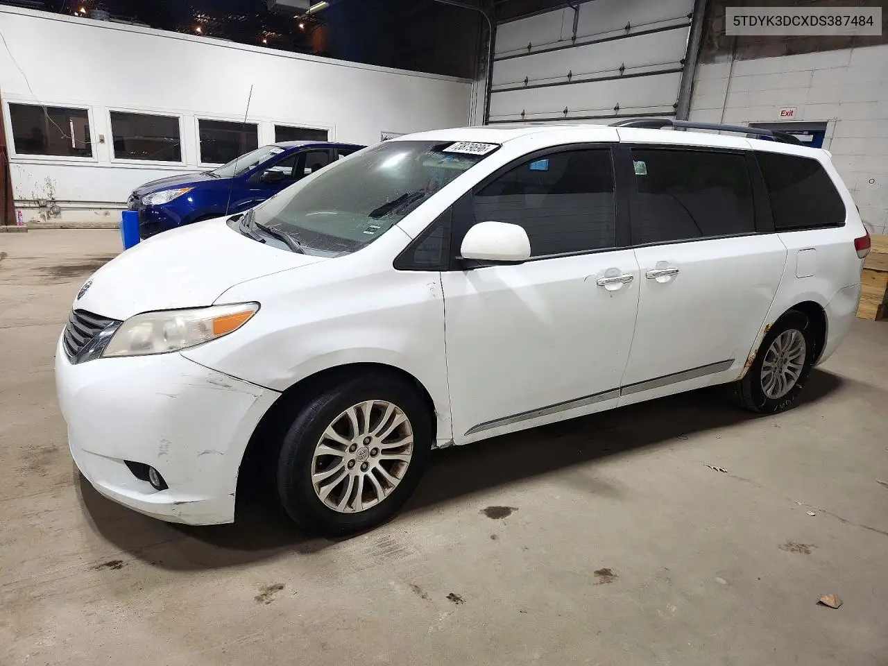 TOYOTA SIENNA 2013, VIN 5TDYK3DCXDS387484