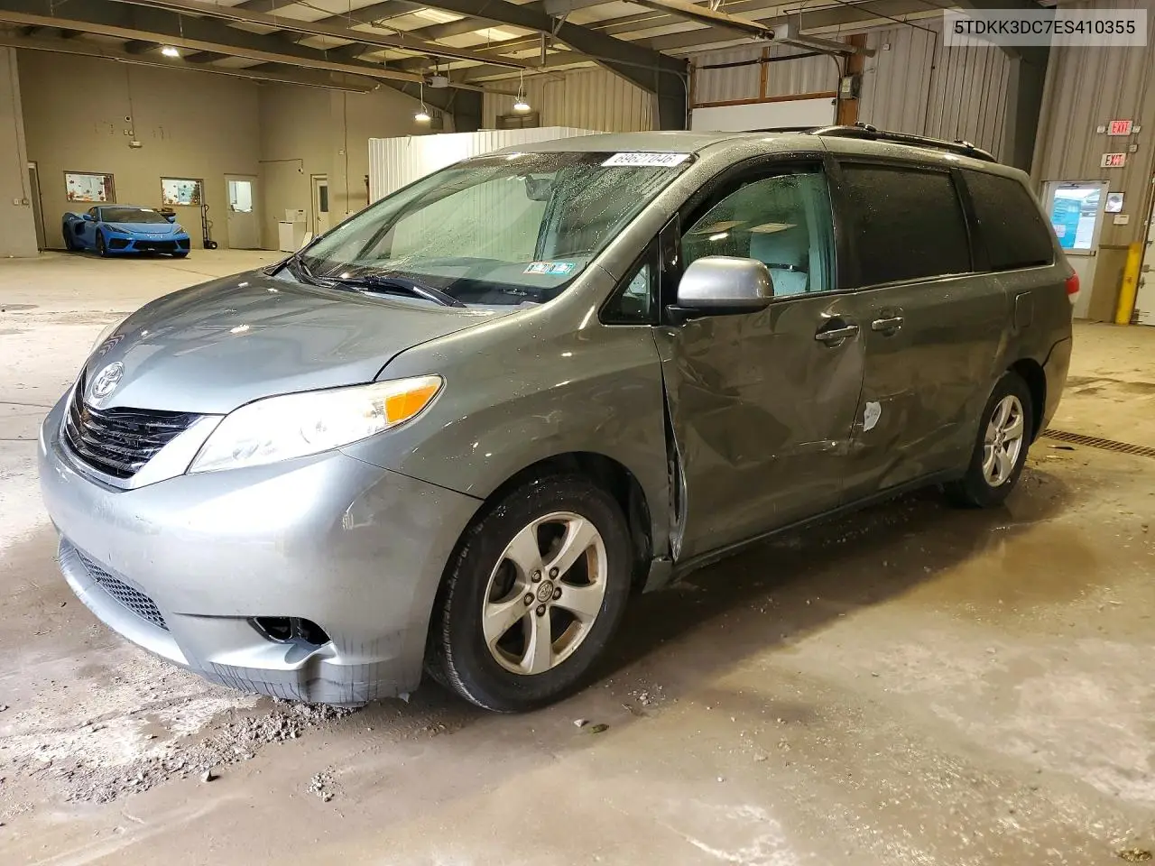 TOYOTA SIENNA 2014, VIN 5TDKK3DC7ES410355