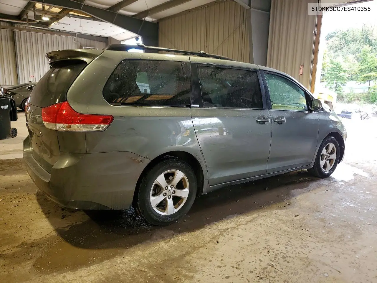 2014 TOYOTA SIENNA VIN 5TDKK3DC7ES410355 — фото 3