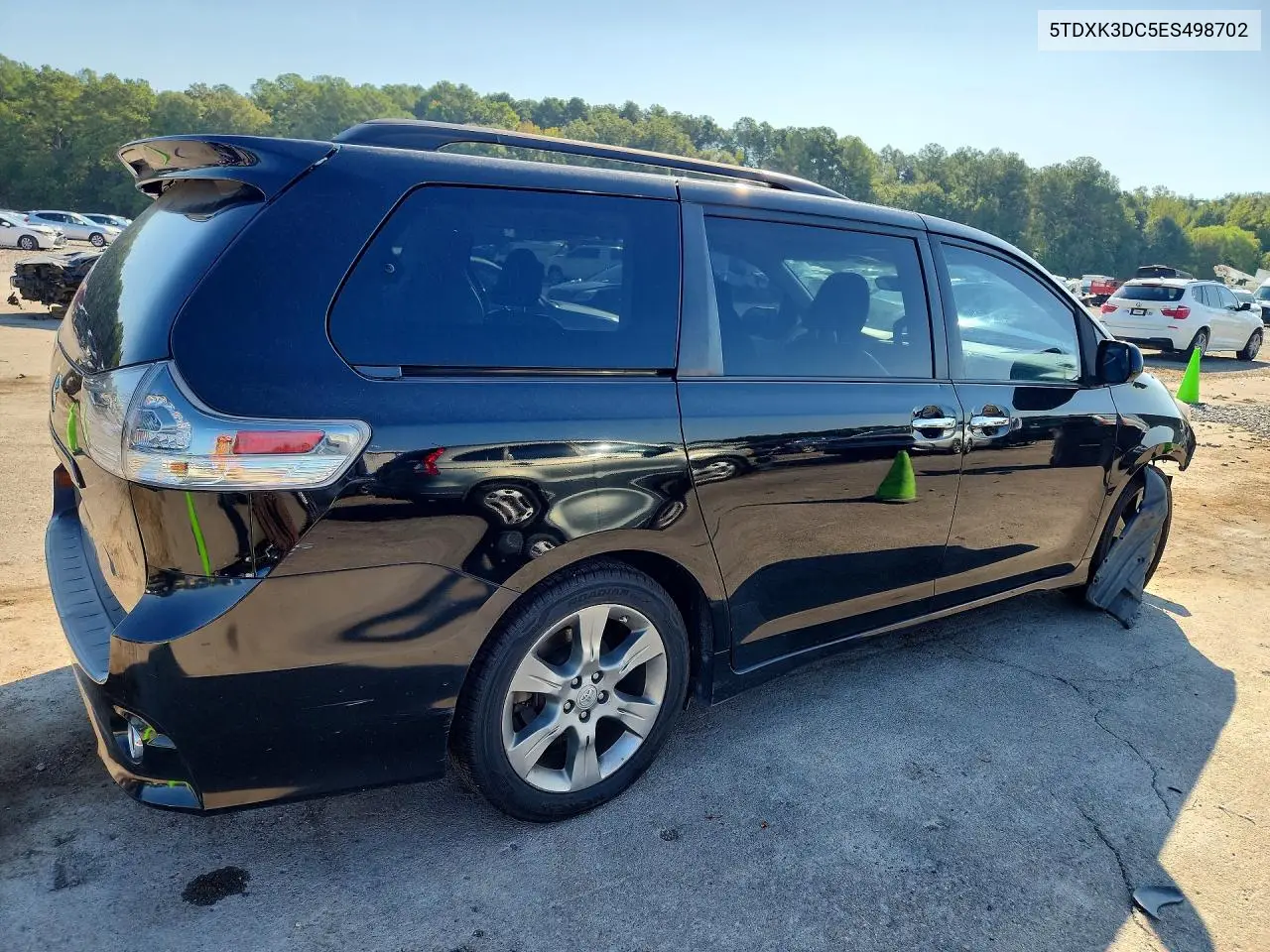 2014 TOYOTA SIENNA VIN 5TDXK3DC5ES498702 — фото 3