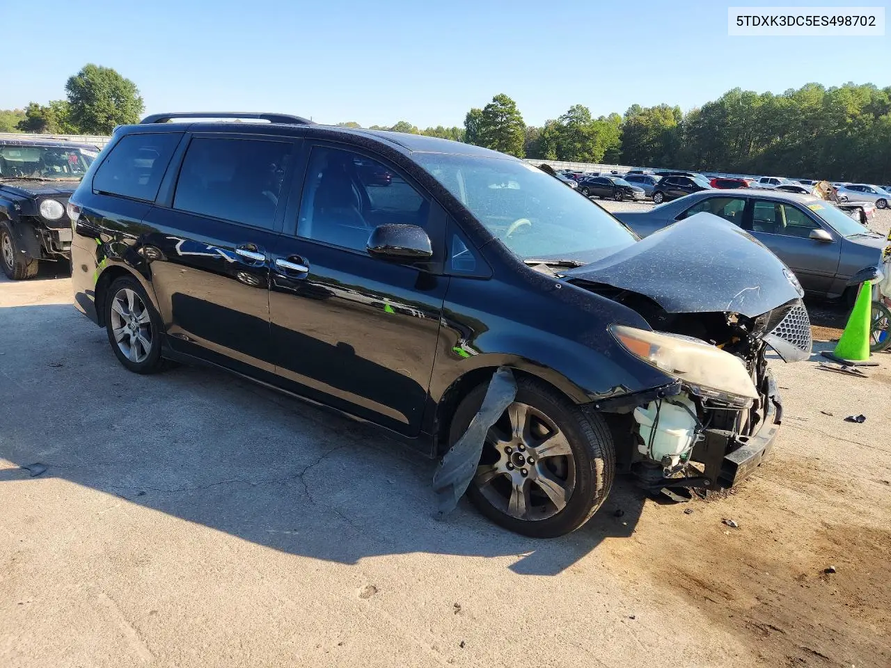 2014 TOYOTA SIENNA VIN 5TDXK3DC5ES498702 — фото 4