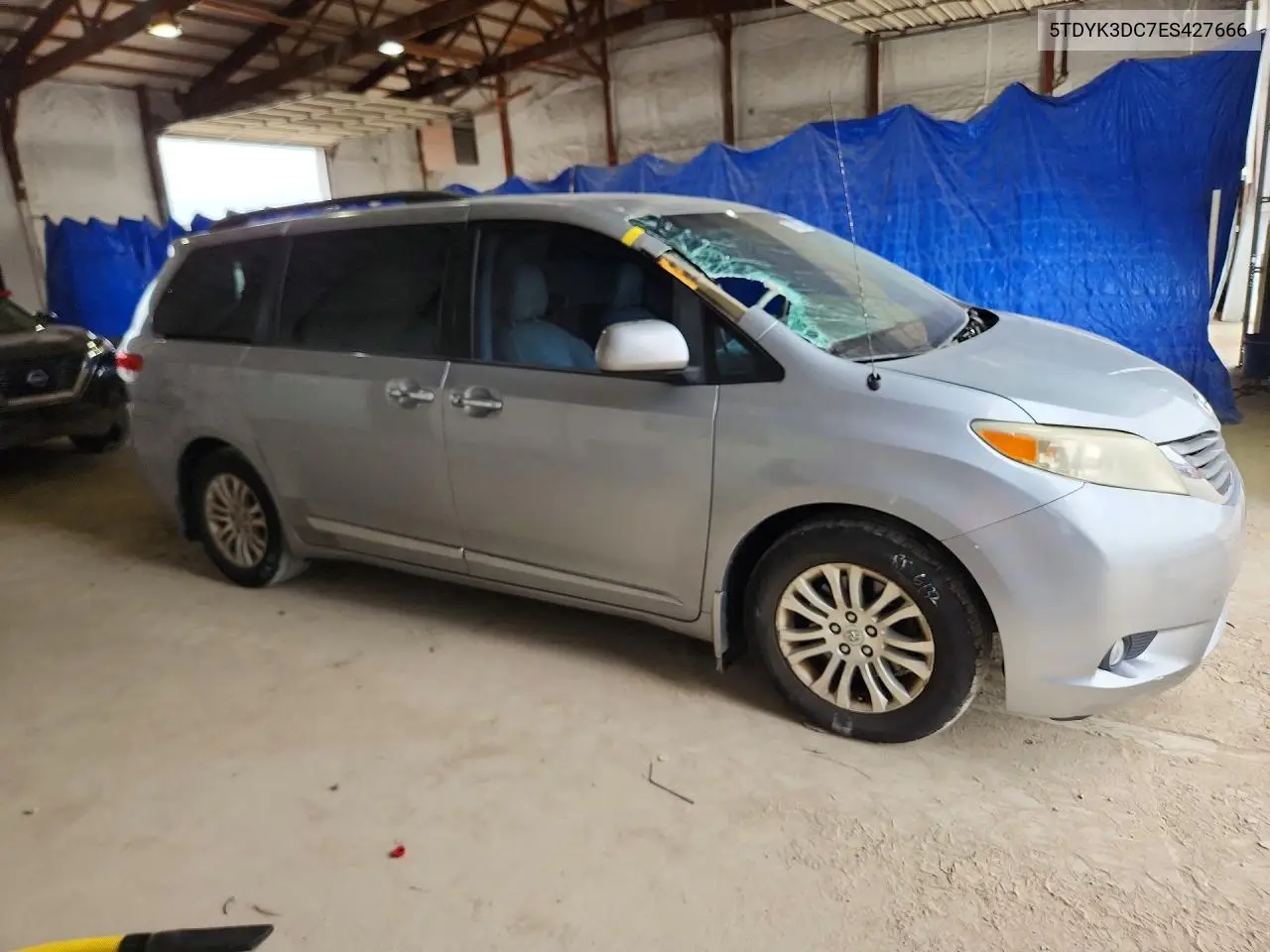 2014 TOYOTA SIENNA VIN 5TDYK3DC7ES427666 — фото 4