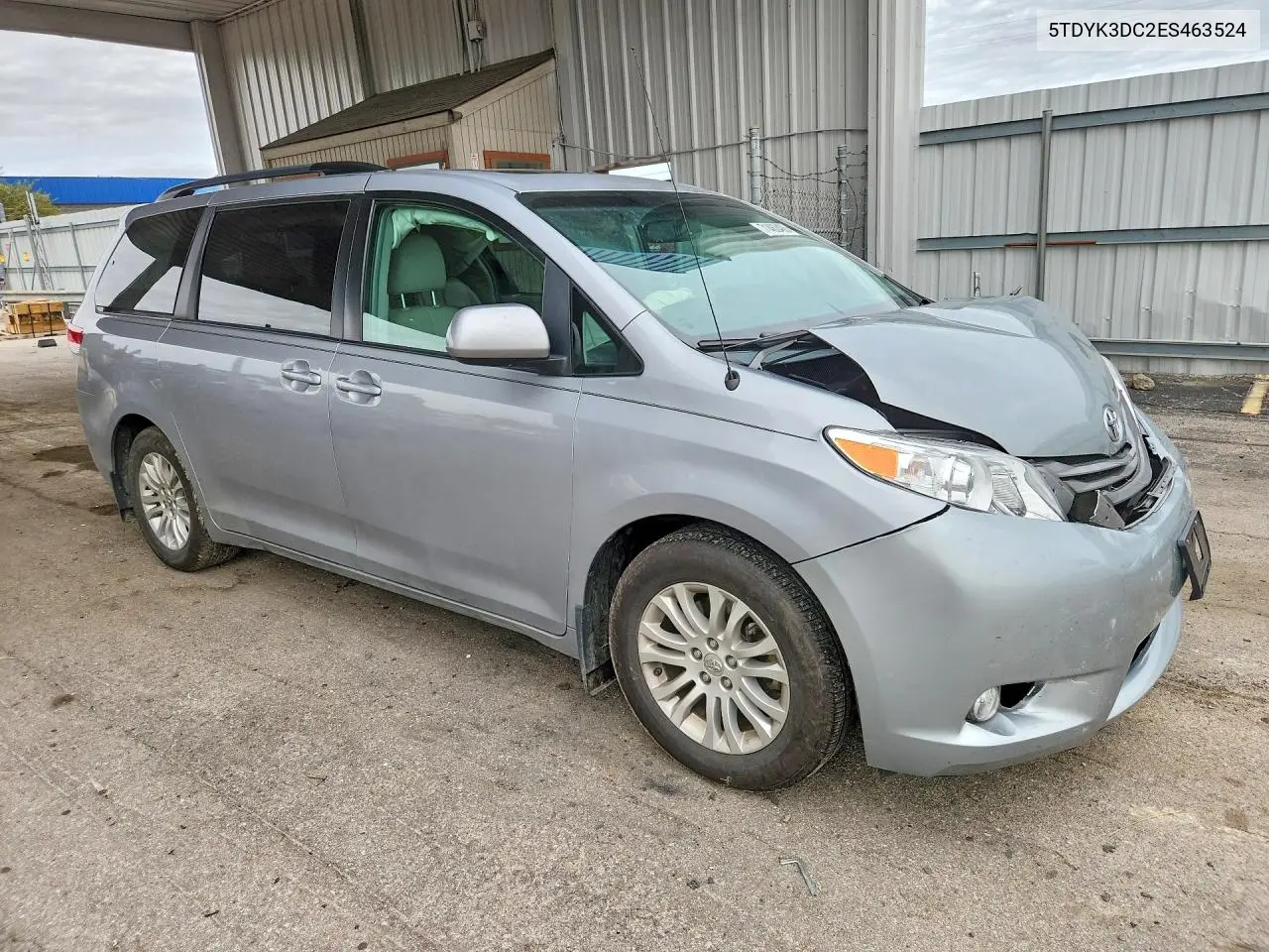 2014 TOYOTA SIENNA VIN 5TDYK3DC2ES463524 — фото 4
