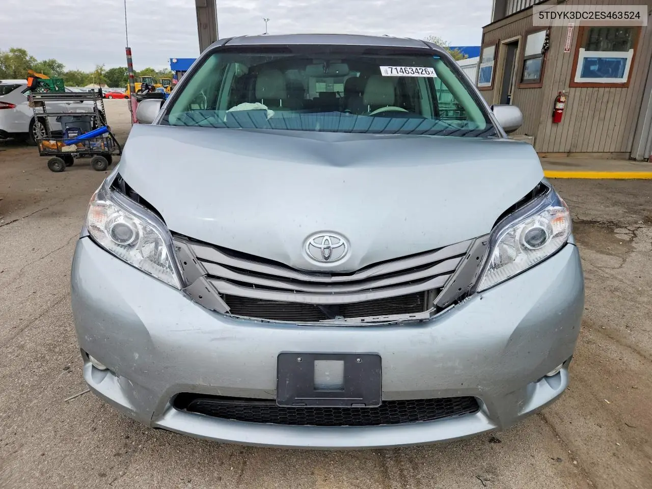 2014 TOYOTA SIENNA VIN 5TDYK3DC2ES463524 — фото 5