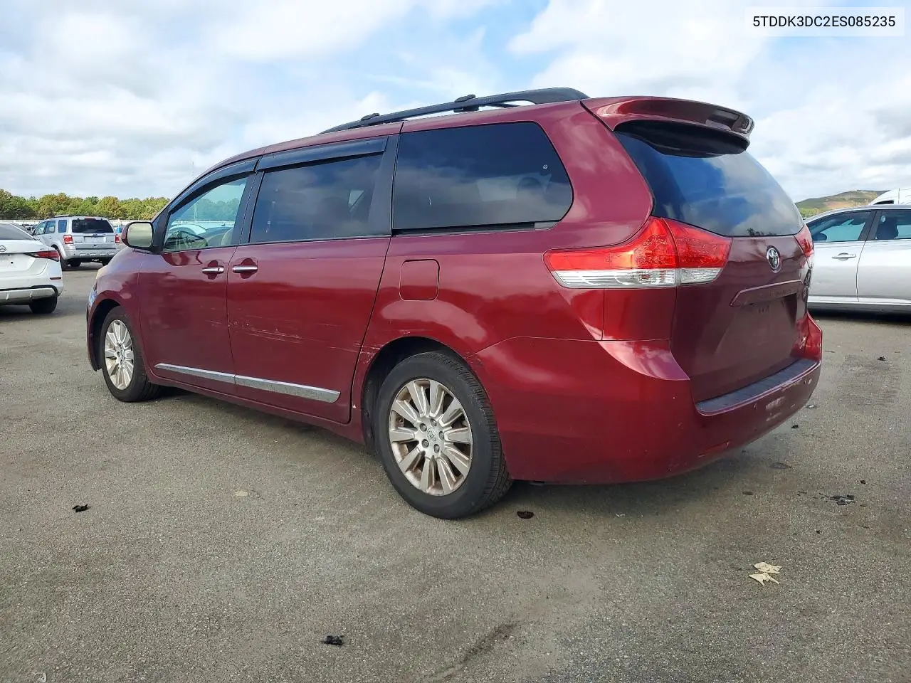2014 TOYOTA SIENNA VIN 5TDDK3DC2ES085235 — фото 2