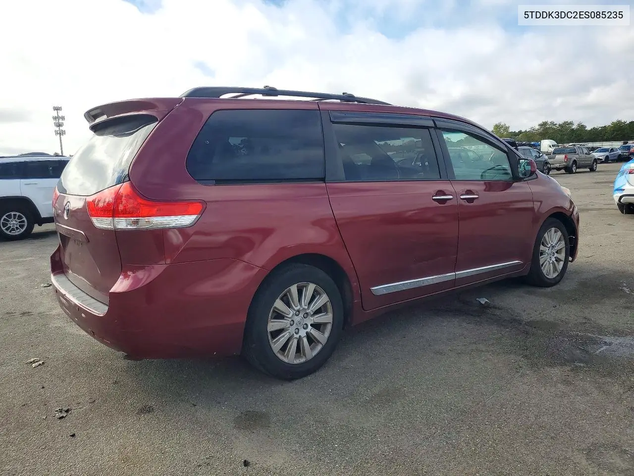 2014 TOYOTA SIENNA VIN 5TDDK3DC2ES085235 — фото 3