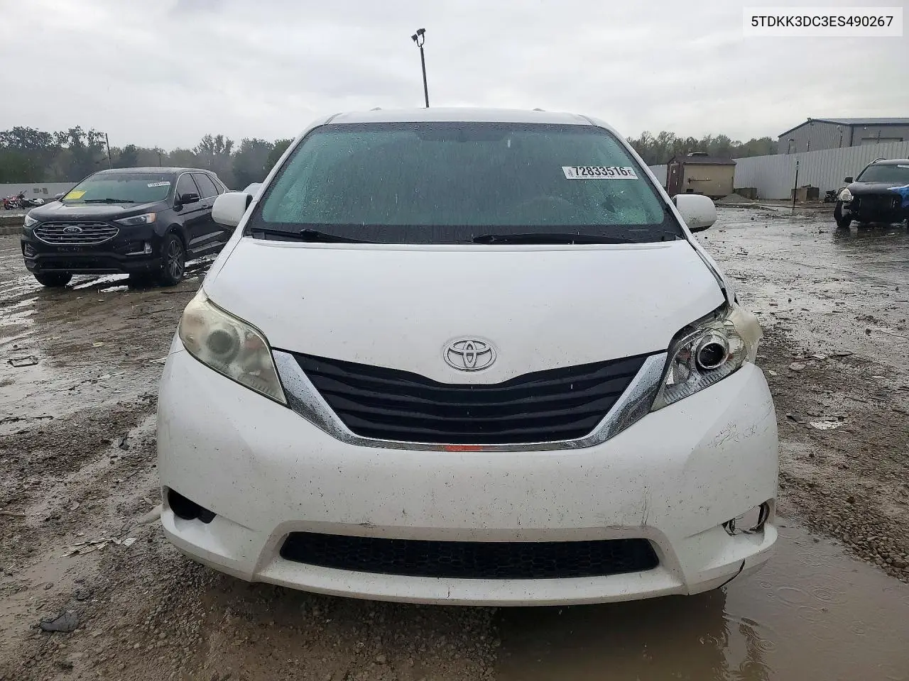 2014 TOYOTA SIENNA VIN 5TDKK3DC3ES490267 — фото 5