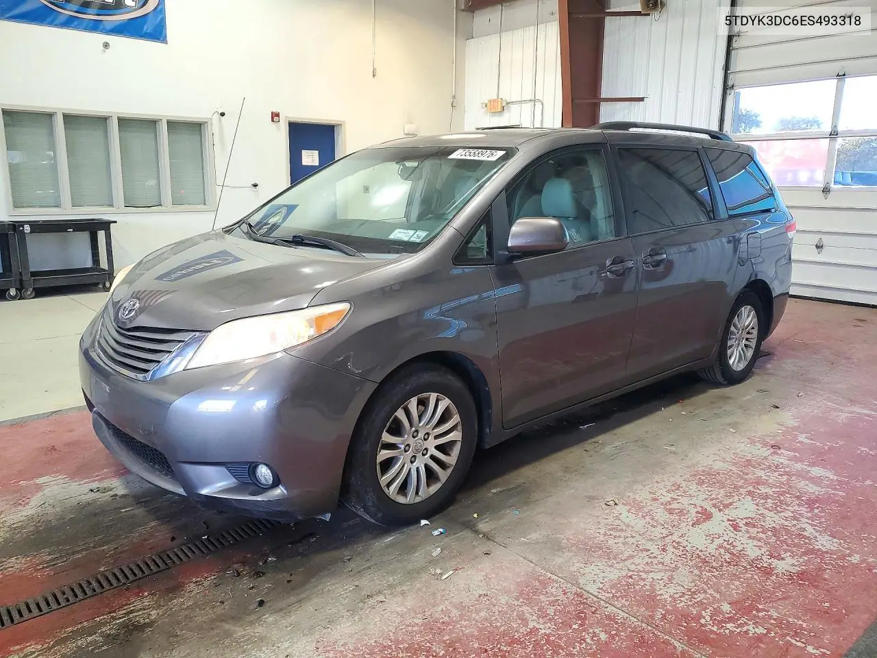 TOYOTA SIENNA 2014, VIN 5TDYK3DC6ES493318
