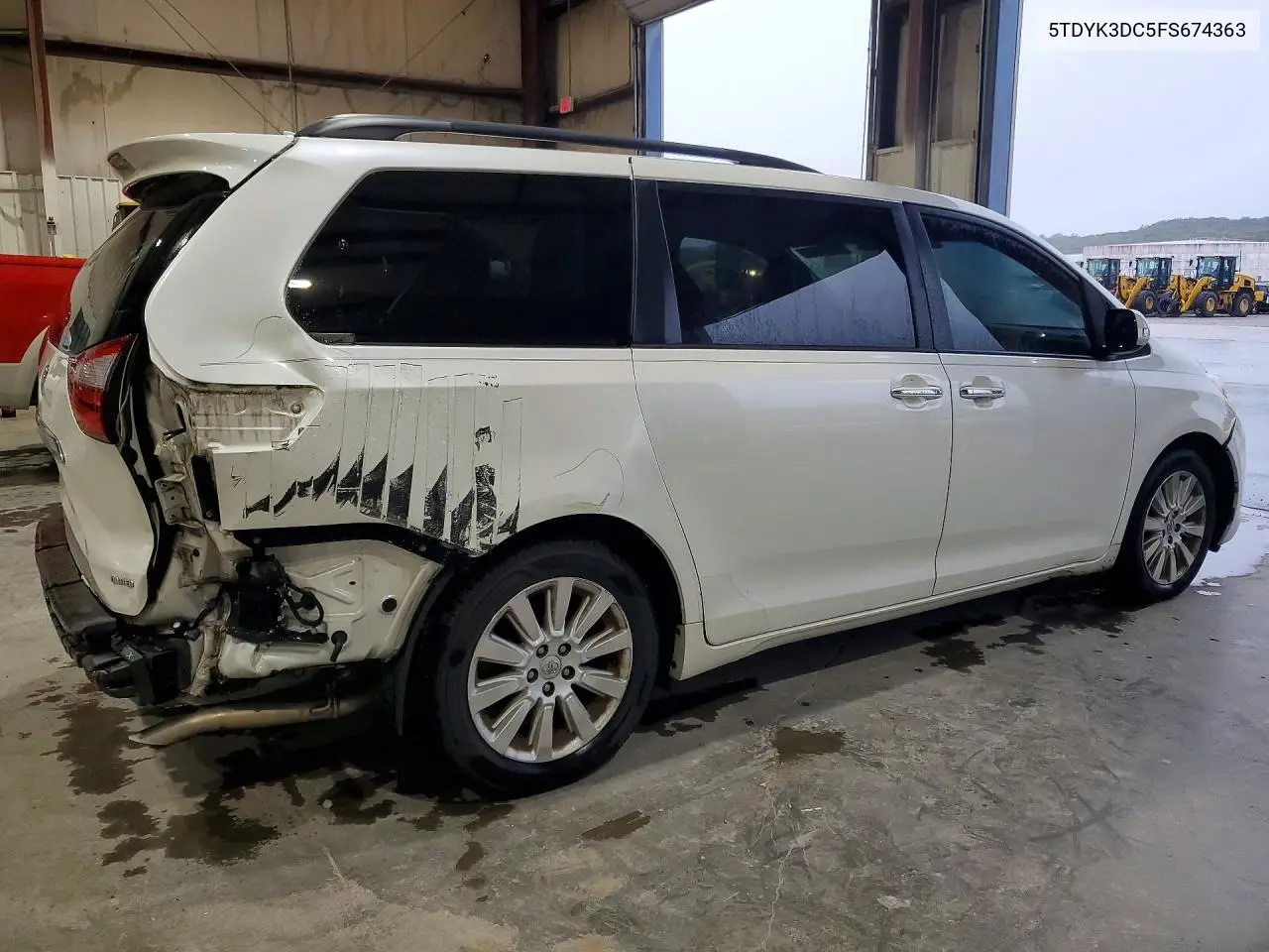 2015 TOYOTA SIENNA VIN 5TDYK3DC5FS674363 — фото 3