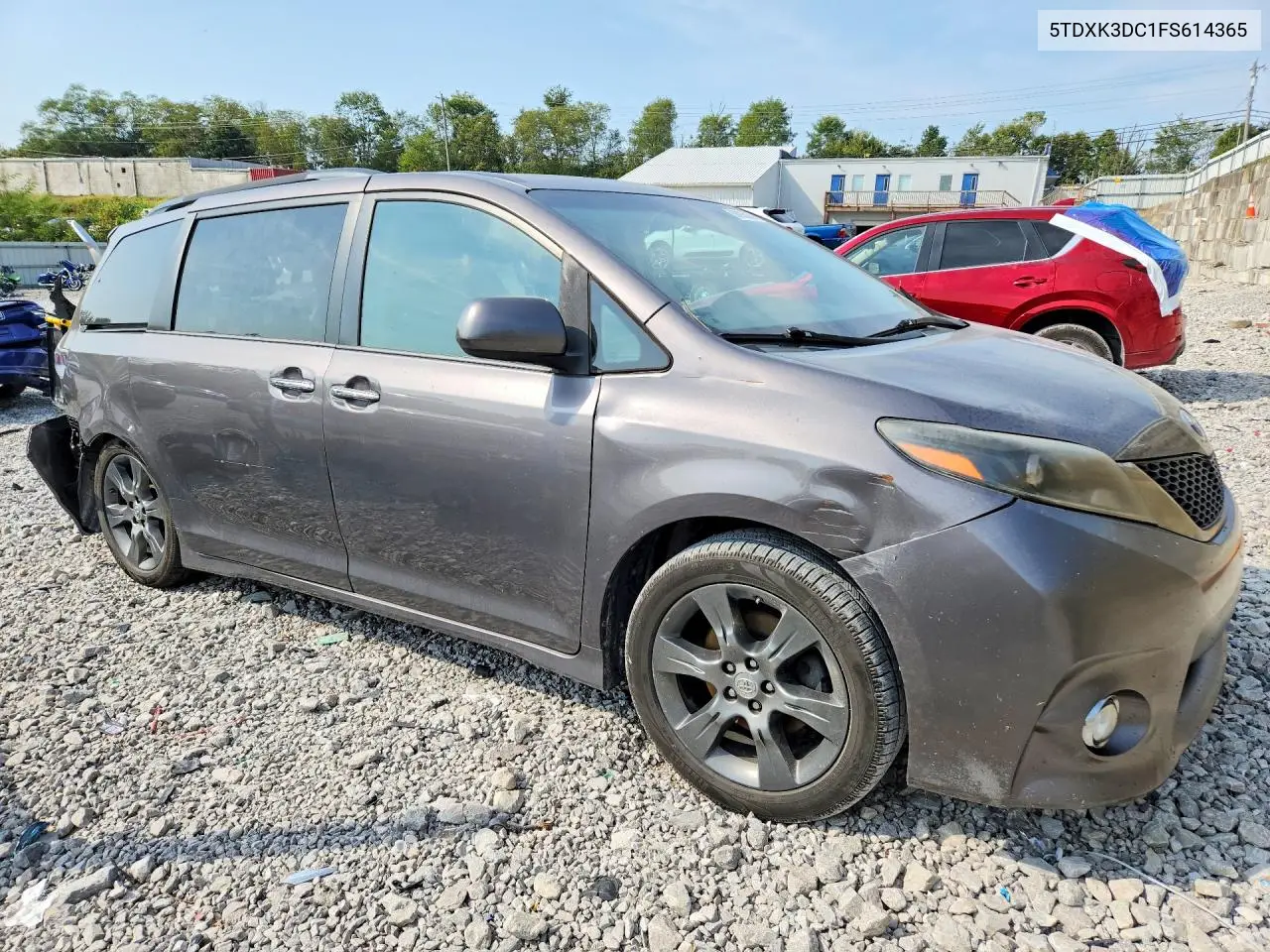2015 TOYOTA SIENNA VIN 5TDXK3DC1FS614365 — фото 4