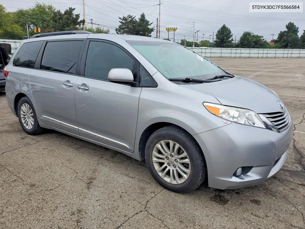 2015 TOYOTA SIENNA VIN 5TDYK3DC7FS566584 — фото 4
