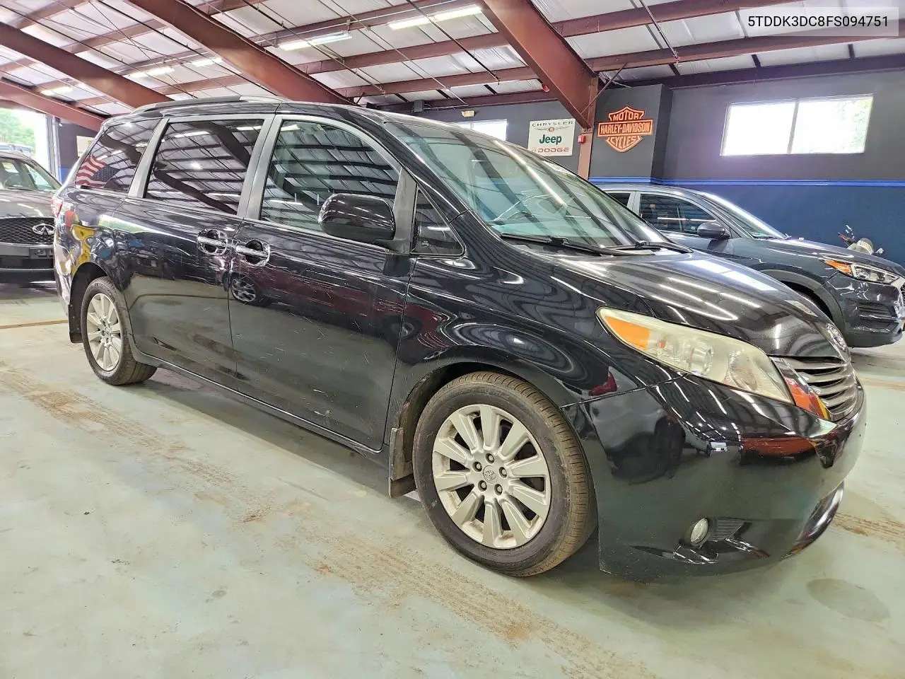 2015 TOYOTA SIENNA VIN 5TDDK3DC8FS094751 — фото 4