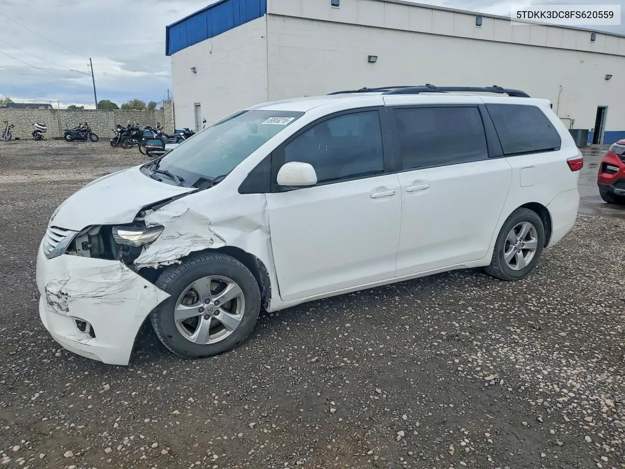 TOYOTA SIENNA 2015, VIN 5TDKK3DC8FS620559